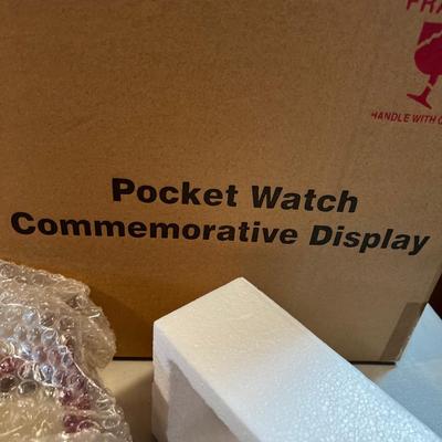 Pocket Watch with Commemorative Display with 1 Pocket Watch