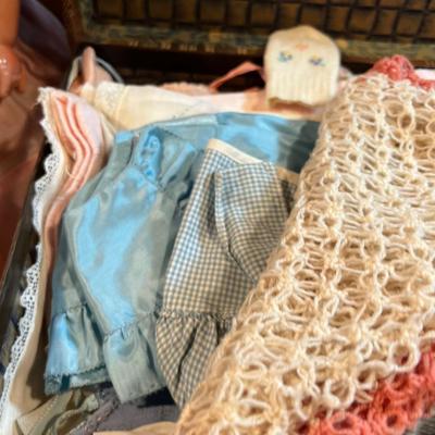 Vintage Composition Doll with Case 