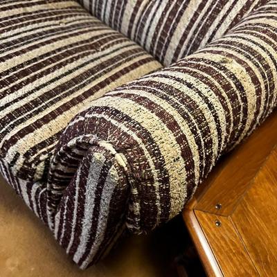 Hide-A-Bed SOFA Brown Cream TWEED 