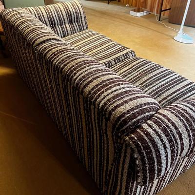 Hide-A-Bed SOFA Brown Cream TWEED 