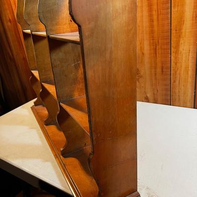 Vintage MAPLE Curio Shelf 