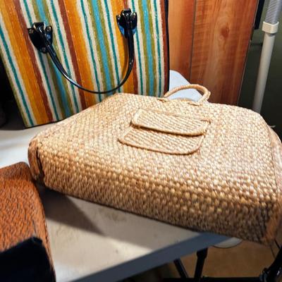 BAGS; Knitting, Vintage, Carpet 