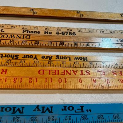 COLLECTION OF Yard Sticks