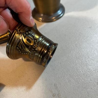 Lot of Metal Mortar and Pestel 