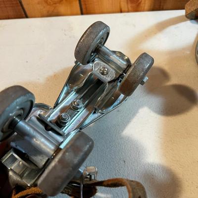 Vintage Meteor Metal Roller Skates