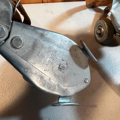Vintage Meteor Metal Roller Skates