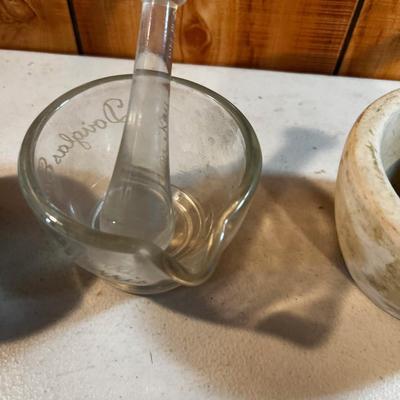 3 Mortar and Pestel's 