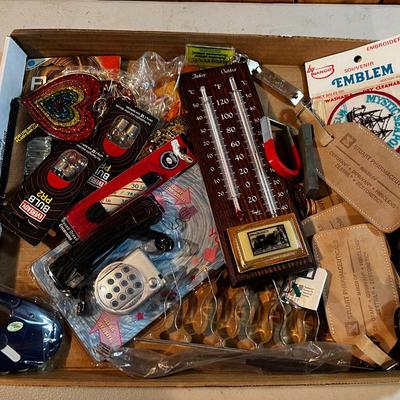 Matches Thermometer Junk Drawer Clean out. 