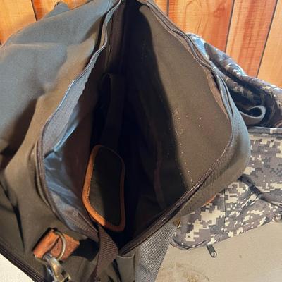 NRA Satchel & Camo Bag