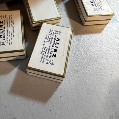 Cardboard Pill Boxes VINTAGE