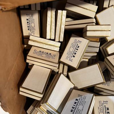 Cardboard Pill Boxes VINTAGE