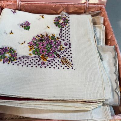 VINTAGE Hanky Pile 