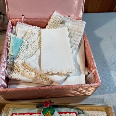 VINTAGE Hanky Pile 
