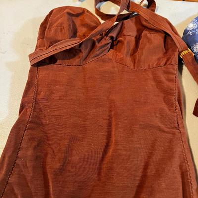 These are your grandmothers -- 2 - One Piece Swimming suits. 