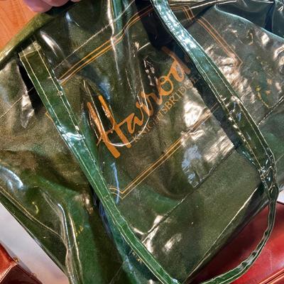 Belts and Purses with a Vintage Harrods Bag
