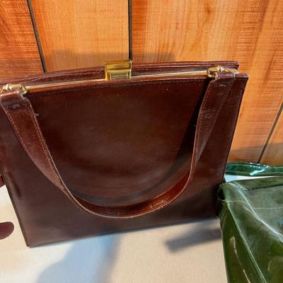 Belts and Purses with a Vintage Harrods Bag