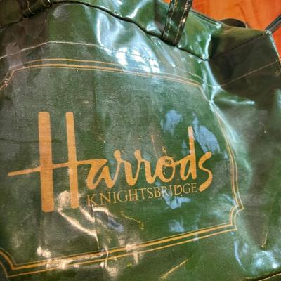 Belts and Purses with a Vintage Harrods Bag