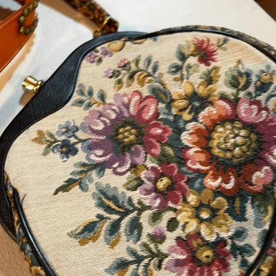 Belts and Purses with a Vintage Harrods Bag