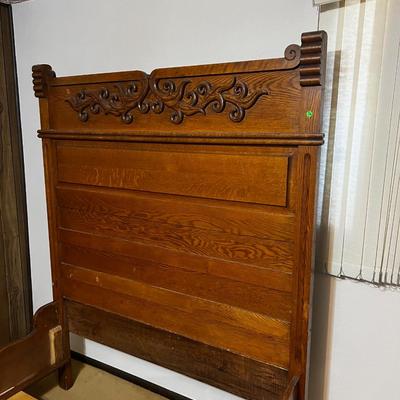 Victorian Oak Wood BED 