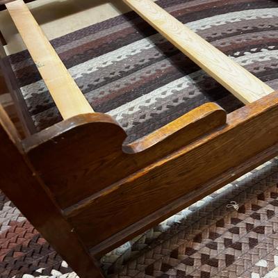 Victorian Oak Wood BED 