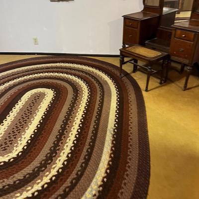 Braided Rug Browns 