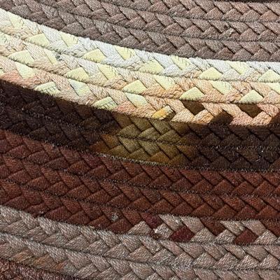 Braided Rug Browns 