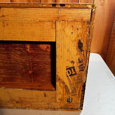 Wood Box (toys or storage) 