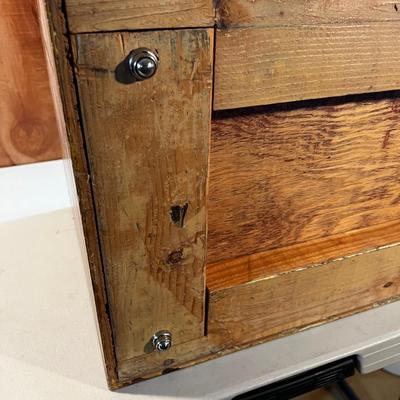 Wood Box (toys or storage) 