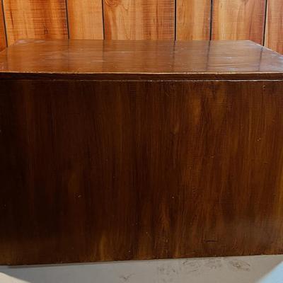 Wood Box (toys or storage) 