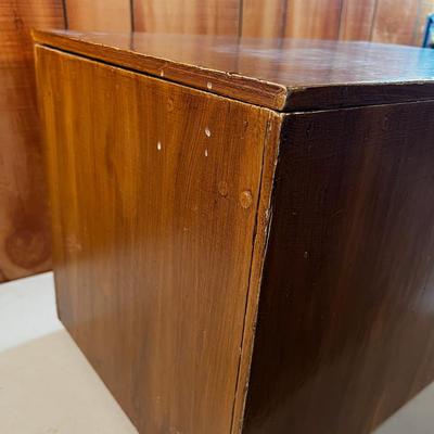 Wood Box (toys or storage) 