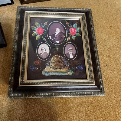 Mixed Lot of Framed art, including the Nevada Hotel 