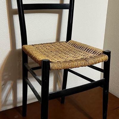 CUTE Black & Rope Chair 