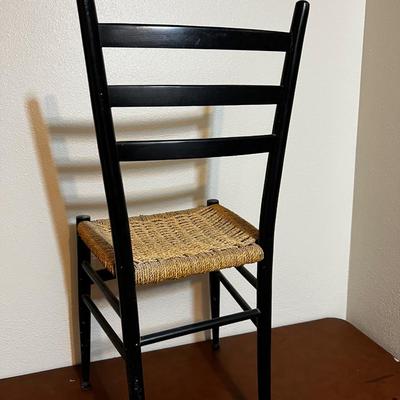 CUTE Black & Rope Chair 