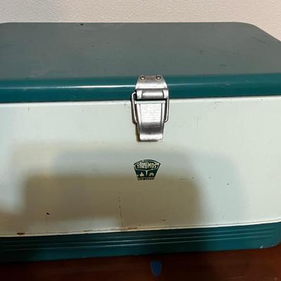 Vintage Mint Green Ice Chest 50's 