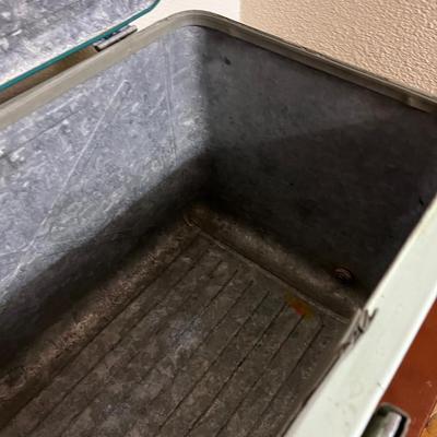 Vintage Mint Green Ice Chest 50's 