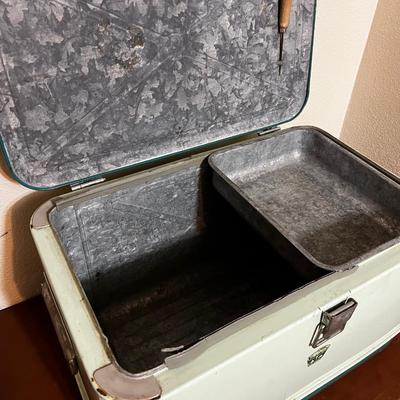 Vintage Mint Green Ice Chest 50's 