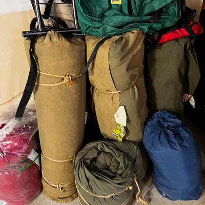 Large Pile of Sleeping Bags