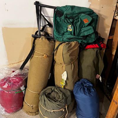 Large Pile of Sleeping Bags