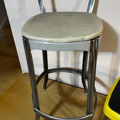 Step Stool (yellow) and Counter Stool (grey) 