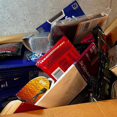 Moving Box full of NEW old Stock Pantyhose and Nylons 