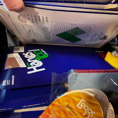 Moving Box full of NEW old Stock Pantyhose and Nylons 