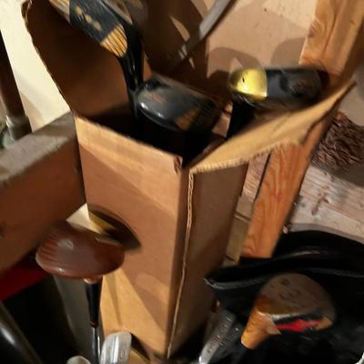 Pile of  Golf Clubs