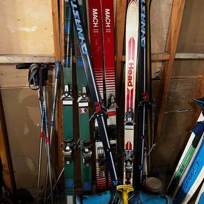 Skis Poles and Boots, including Cross-country 
