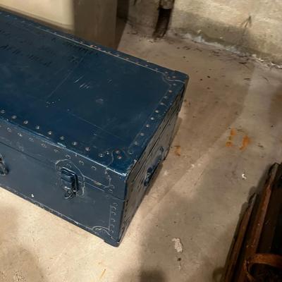 US AIR FORCE Locker, VINTAGE Blue 1950's 