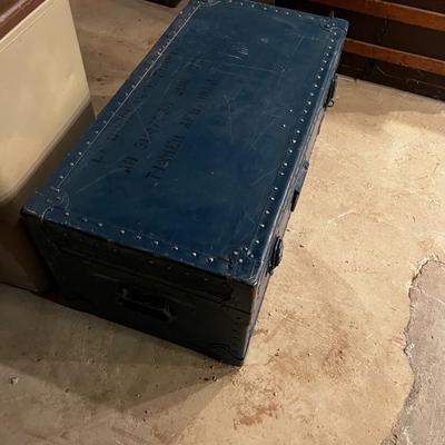 US AIR FORCE Locker, VINTAGE Blue 1950's 