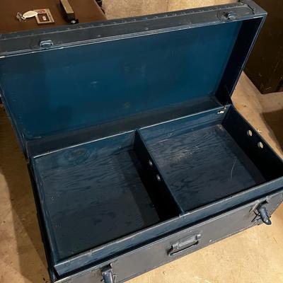 US AIR FORCE Locker, VINTAGE Blue 1950's 