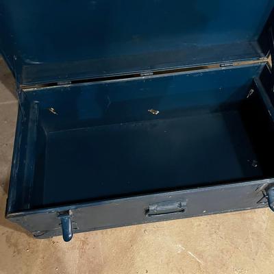 US AIR FORCE Locker, VINTAGE Blue 1950's 