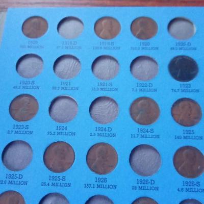 LOT 65    LINCOLN HEAD CENT SET 1909 TO 1940