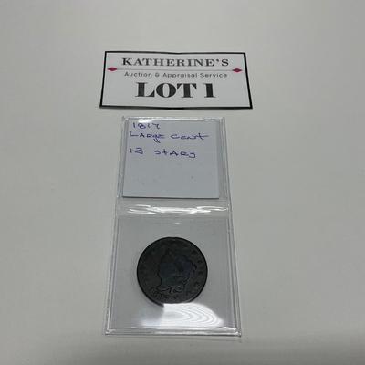 -1- COINS | 1817 Large Cent 13 Stars