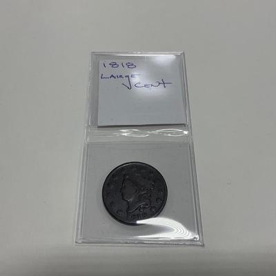 -2- COINS | 1818 Large Cent